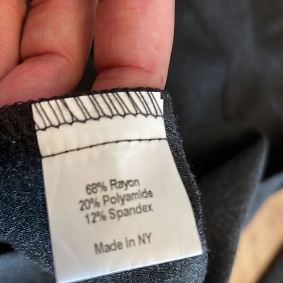 ESTELLE AND FINN CHARCOAL SHEATH DRESS.  3/4 SLEEVE.  ELEGANCE PERSONIFI… - Picture 14 of 14